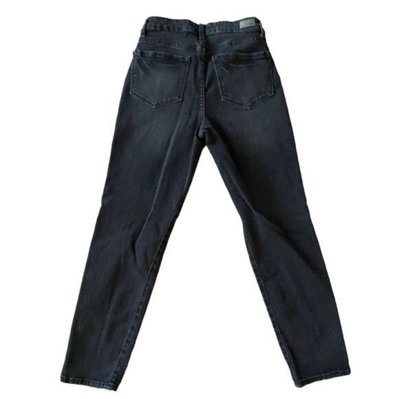 RSQ Vintage Mom Distressed Jeans Black Size 26 - Picture 3 of 10